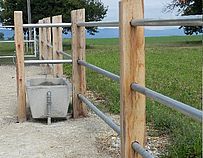 Clôture en bois